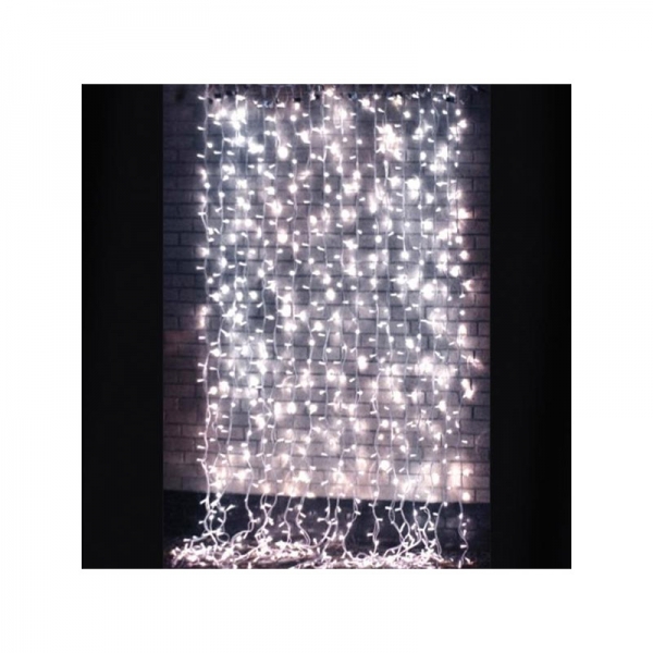 ACK AS90-00503 2x2m 220V 6500K Beyaz Ledli Işıklı Perde